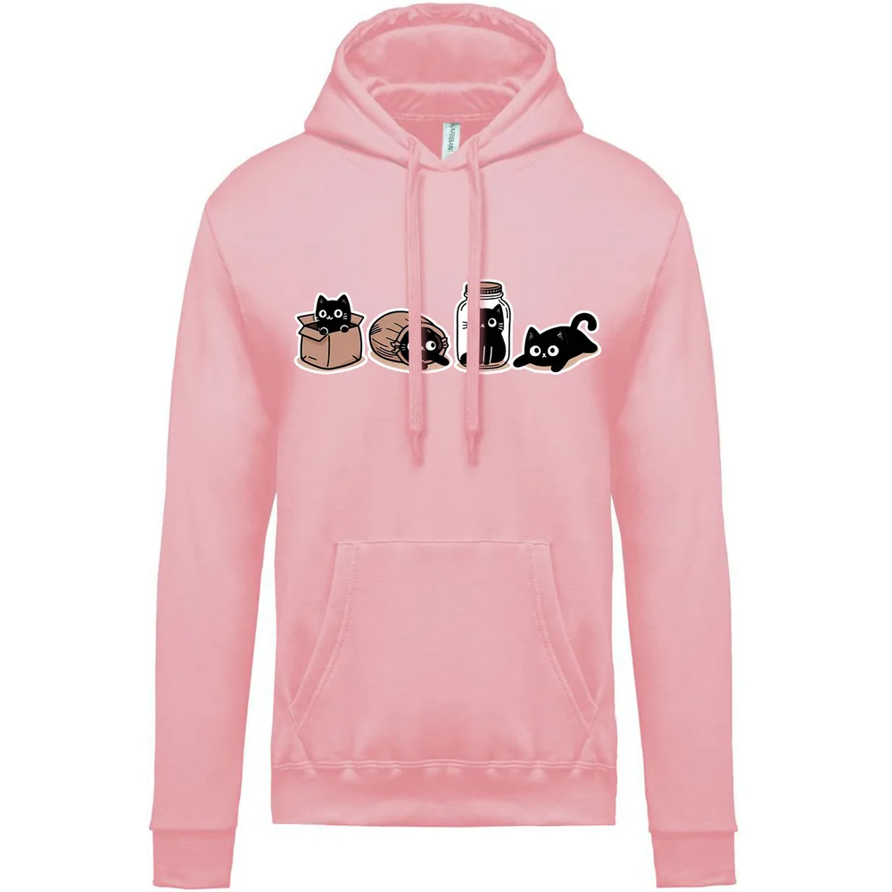 Dámská mikina Black Set — Světle růžová